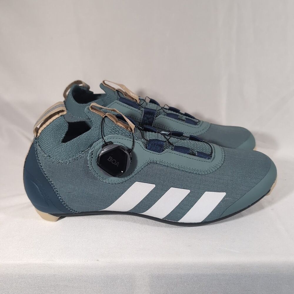 Parley x adidas The Road BOA Cycling Shoe Unisex Men 6/Women 7.5 'Hazy Emerald' - Picture 3 of 8
